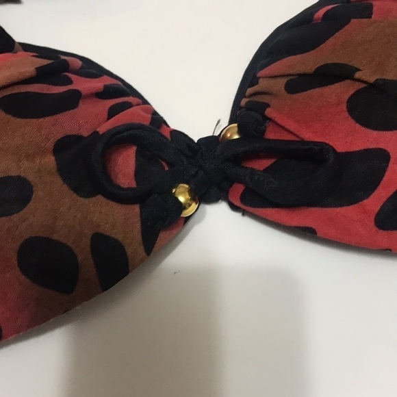 ATHENA LEOPARD PRINT BIKINI TOP 6 - Picture 5 of 7